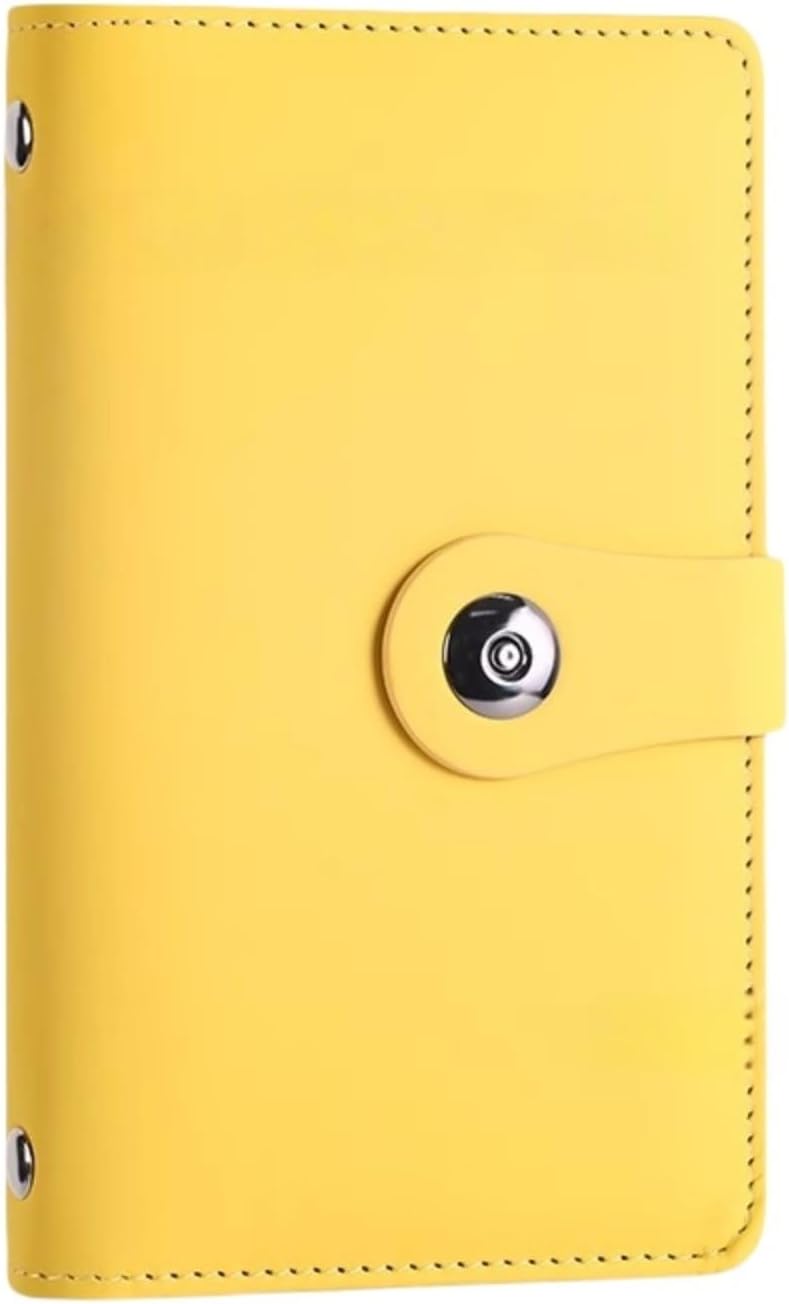SUSOYAOCHEN 100 Envelope Challenge Binder with Lock, Savings Challenges Book with Envelopes,Envelopes Money Saving Challenge Savings Binder Successfully Reach Your Savings Goals (Yellow A) - Image 1